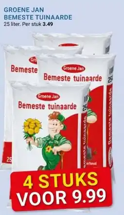 Kluswijs GROENE JAN BEMESTE TUINAARDE aanbieding