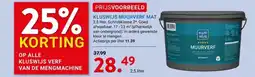 Kluswijs KLUSWIJS MUURVERF MAT aanbieding
