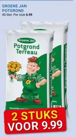Kluswijs GROENE JAN POTGROND aanbieding