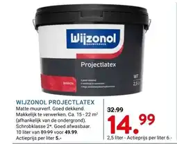 Kluswijs WIJZONOL PROJECTLATEX aanbieding