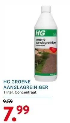 Kluswijs HG GROENE AANSLAGREINIGER aanbieding