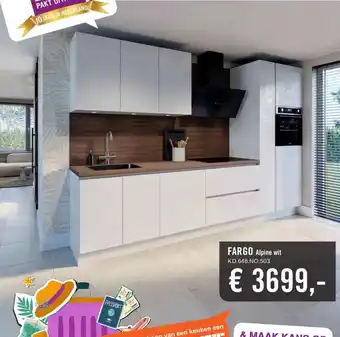 Keukendepot FARGO Alpine wit aanbieding
