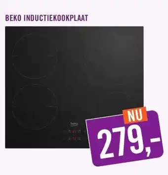 Keukendepot INDUCTIEKOOKPLAAT aanbieding