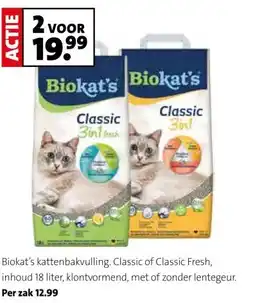 Intratuin Biokat's kattenbakvulling aanbieding