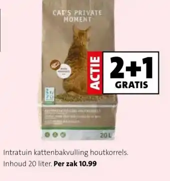 Intratuin Intratuin kattenbakvulling houtkorrels aanbieding