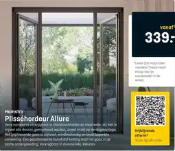 Hubo Hamstra Plisséhordeur Allure aanbieding
