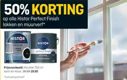 Hubo op alle Histor Perfect Finish lakken en muurverf* aanbieding