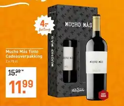 Gall & Gall Mucho Más Tinto Cadeauverpakking 2X75CL Wijn aanbieding