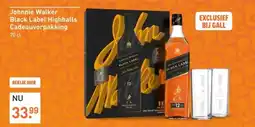 Gall & Gall Johnnie Walker Black Highballs Cadeauverpakking 70CL Whisky aanbieding