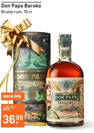 Gall & Gall Don Papa Baroko 70CL Mixen aanbieding