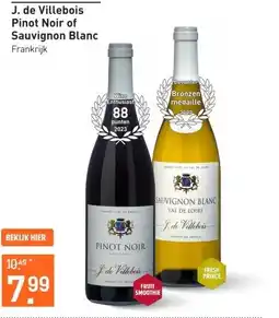 Gall & Gall J. de Villebois Sauvignon Blanc 75CL Wijn aanbieding
