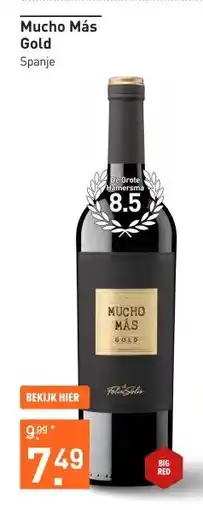 Gall & Gall Mucho Más Gold 75CL Wijn aanbieding