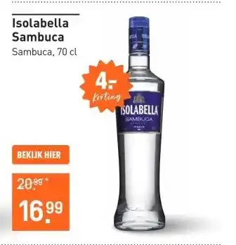 Gall & Gall Isolabella Sambuca 70CL Likeuren aanbieding