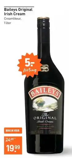 Gall & Gall Baileys Original Irish Cream 100CL Likeuren aanbieding