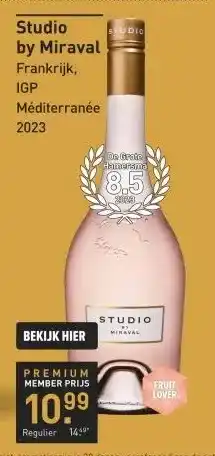 Gall & Gall Studio by Miraval 75CL Wijn aanbieding