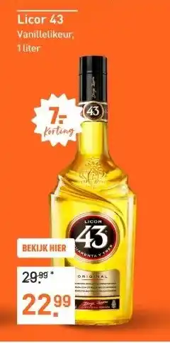 Gall & Gall Licor 43 100CL Likeuren aanbieding