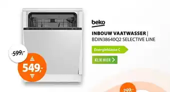 Expert Beko BDIN38640Q2 Selective Line aanbieding