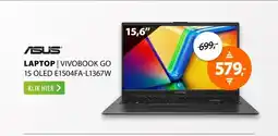 Expert Asus Vivobook Go 15 OLED E1504FA-L1367W Zwart aanbieding