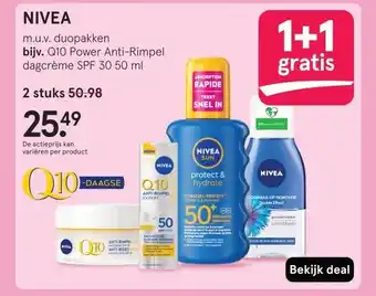 Etos NIVEA aanbieding