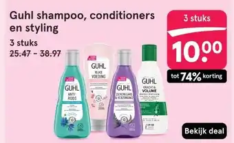 Etos Guhl shampoo, conditioners en styling aanbieding