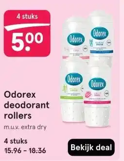 Etos Odorex deodorant rollers aanbieding