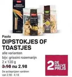 Ekoplaza DIPSTOKJES OF TOASTJES aanbieding