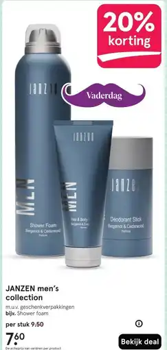 Etos JANZEN men's collection aanbieding