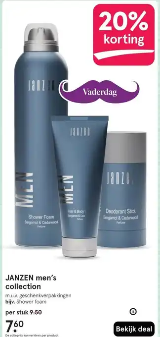 Etos JANZEN men's collection aanbieding