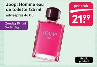 Etos Joop! Homme eau de toilette 125 ml aanbieding