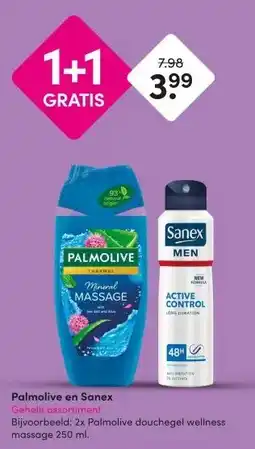 DA Palmolive en Sanex Gehele assortiment aanbieding