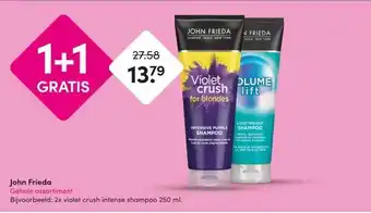 DA John Frieda Gehele assortiment aanbieding