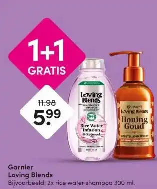 DA Garnier Loving Blends aanbieding