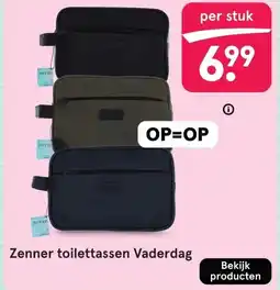 Etos Zenner toilettassen Vaderdag aanbieding
