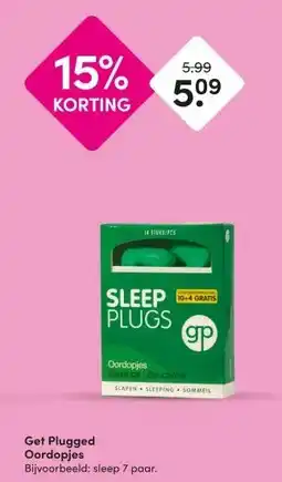 DA Get Plugged Oordopjes aanbieding