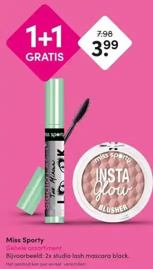DA Miss Sporty Gehele assortiment aanbieding