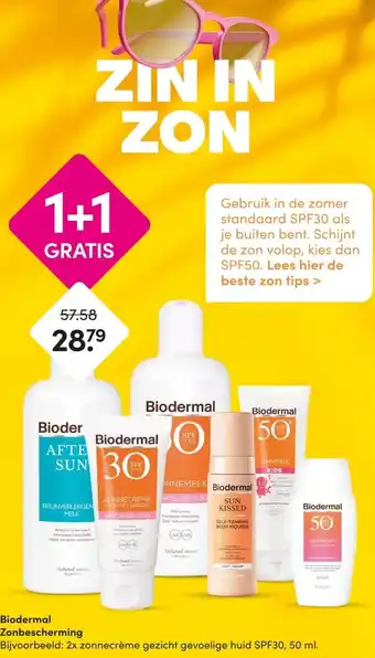 DA Biodermal Zonbescherming aanbieding