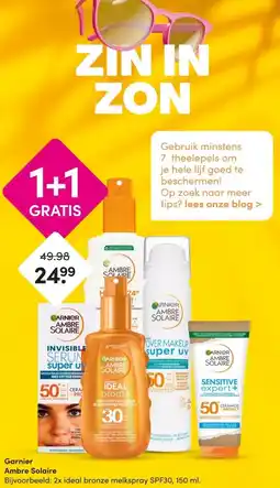 DA Garnier Ambre Solaire aanbieding