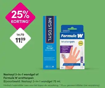 DA Nestosyl 3-in-1 wondgel of Formule W wrattenpen aanbieding