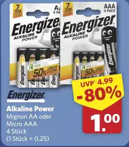 Combi Energizer Alkaline Power aanbieding