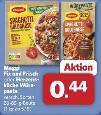 Combi Maggi Fix und Frisch oder Herzens- küche Würz- paste aanbieding