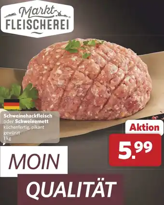 Combi Schweinehackfleisch oder Schweinemett aanbieding