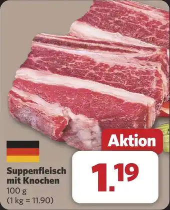 Combi Suppenfleisch mit Knochen aanbieding