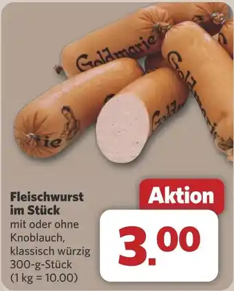 Combi Fleischwurst im Stück aanbieding