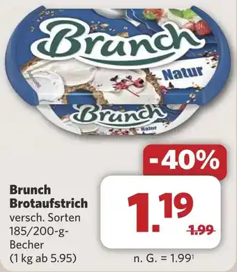 Combi Brunch Brotaufstrich aanbieding