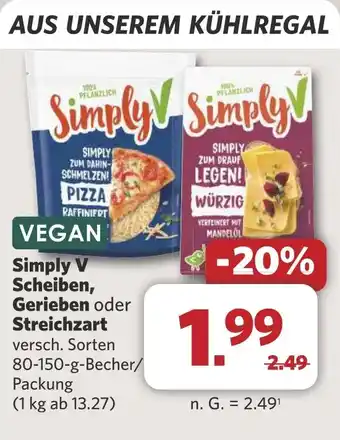 Combi Simply V Scheiben, Gerieben oder Streichzart aanbieding