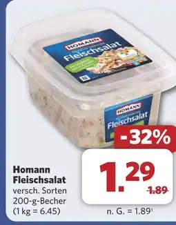 Combi Homann Fleischsalat aanbieding