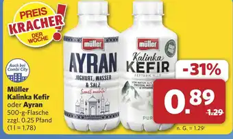 Combi Müller Kalinka Kefir oder Ayran aanbieding
