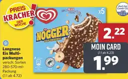 Combi Langnese Eis Multi- packungen aanbieding