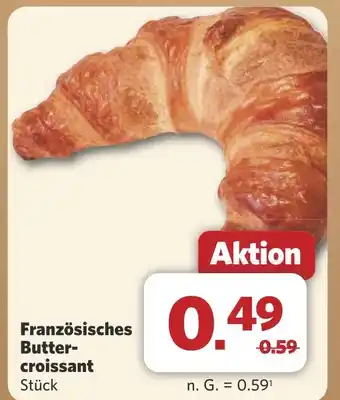 Combi Französisches Butter- croissant aanbieding