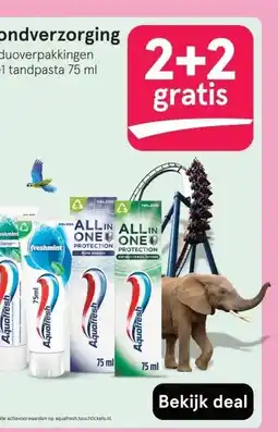 Etos Aquafresh mondverzorging aanbieding